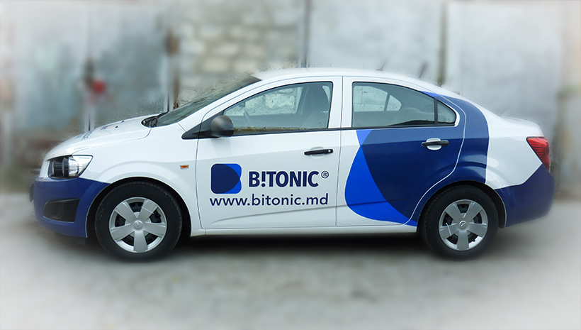 Реклама на машине Bitonic