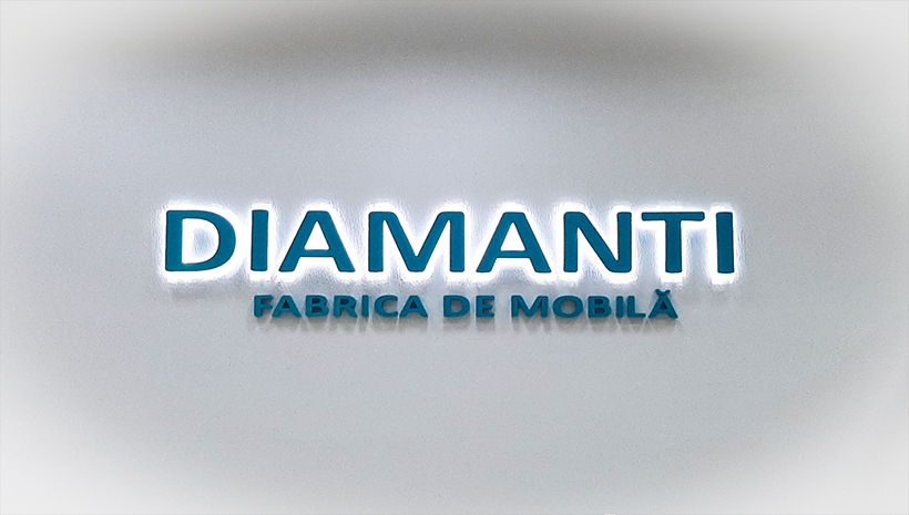 Объемные буквы Diamanti