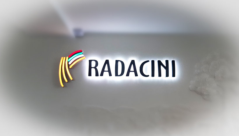 Объемные буквы Radacini