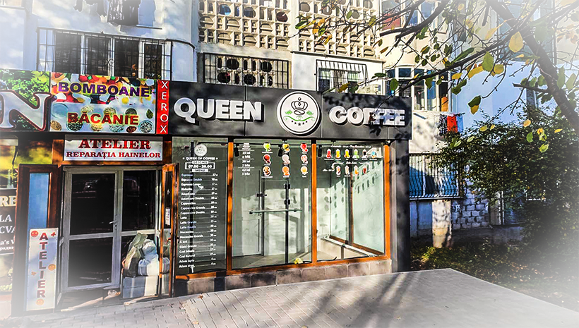 Объемные буквы Queen Coffee