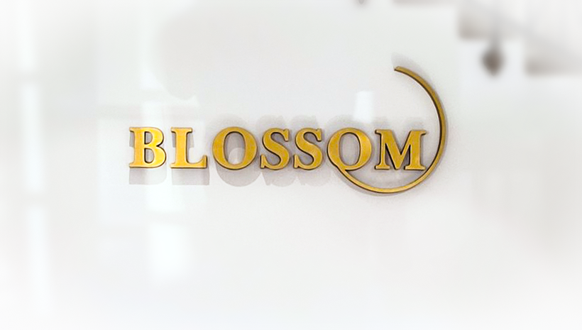 Объемные буквы Blossom