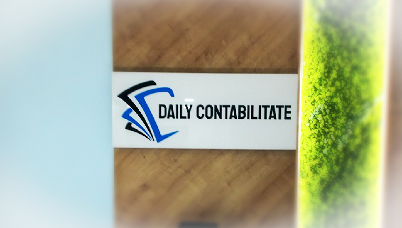 Табличка Daily Contabilitate