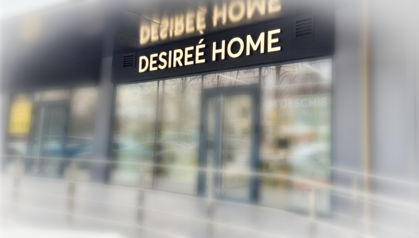 Объемные буквы Desiree home